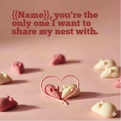 Pink & White Mice Gift Box