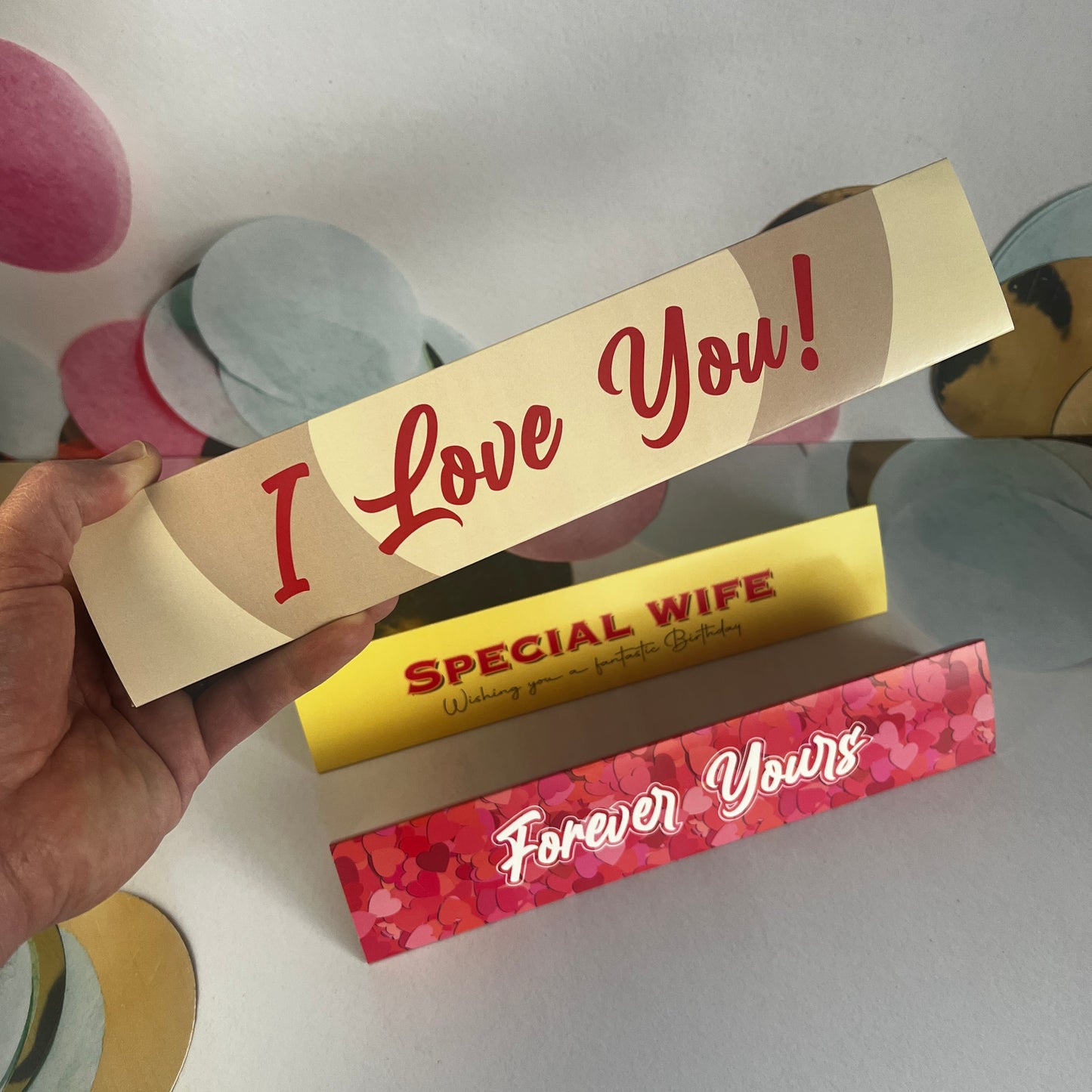Toblerone Bar & Personalised Gift Sleeve (360g)
